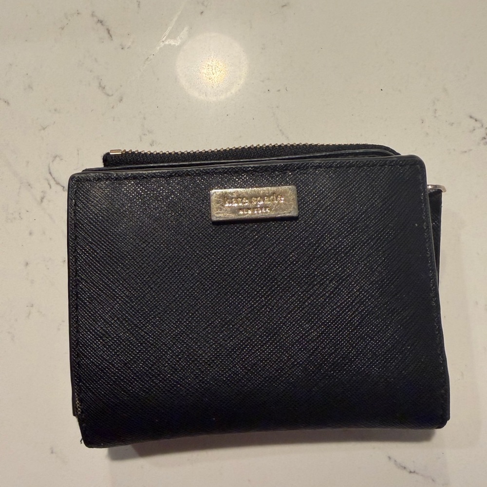 Kate Spade Black Leather Wallet